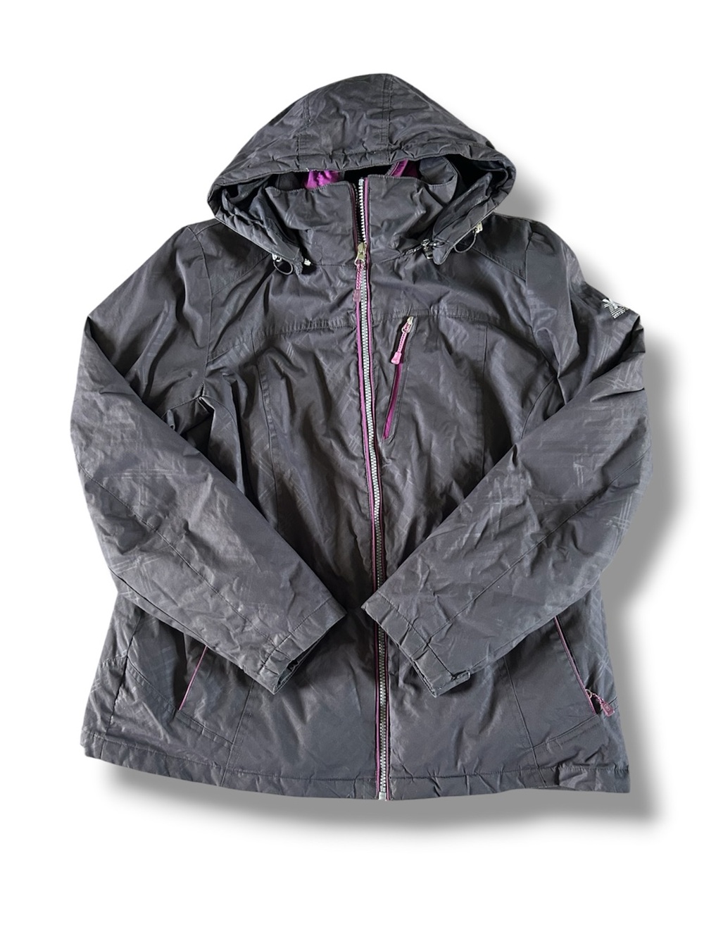 [ZeroXposur] Gray Ski Jacket Two Layers